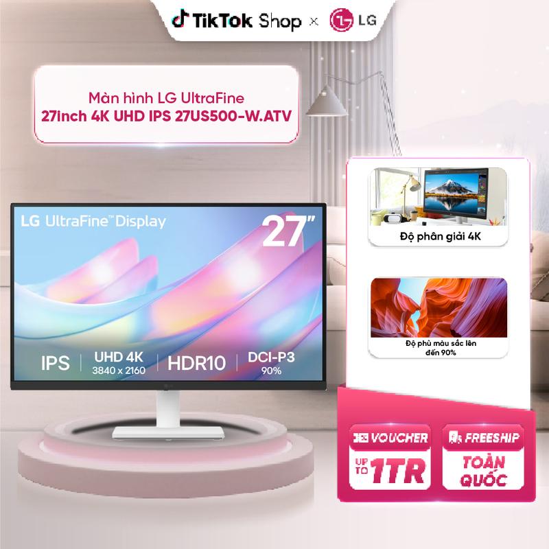 Màn hình LG 27inch 4K UHD UltraFine IPS - HDR10, DCI-P3 90% - Viền 3 cạnh siêu mỏng