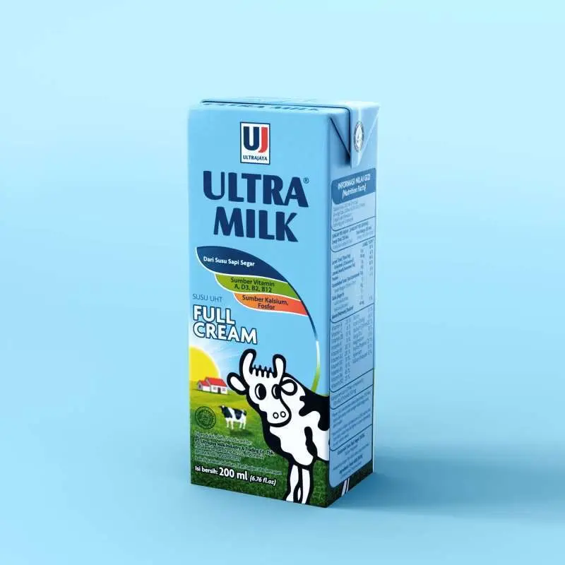 Susu Ultra Full Cream 200 ml - 1 Karton [24 pcs] 3
