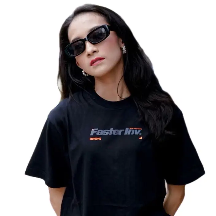 Kaos Faster Invader Logo Design Black Fstr 415 1