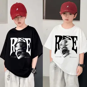 Kaos Anak Laki-Laki Korea RISE | Usia 2-12 Tahun | Baju Anak Cowok Oversize Keren Import Kualitas Premium