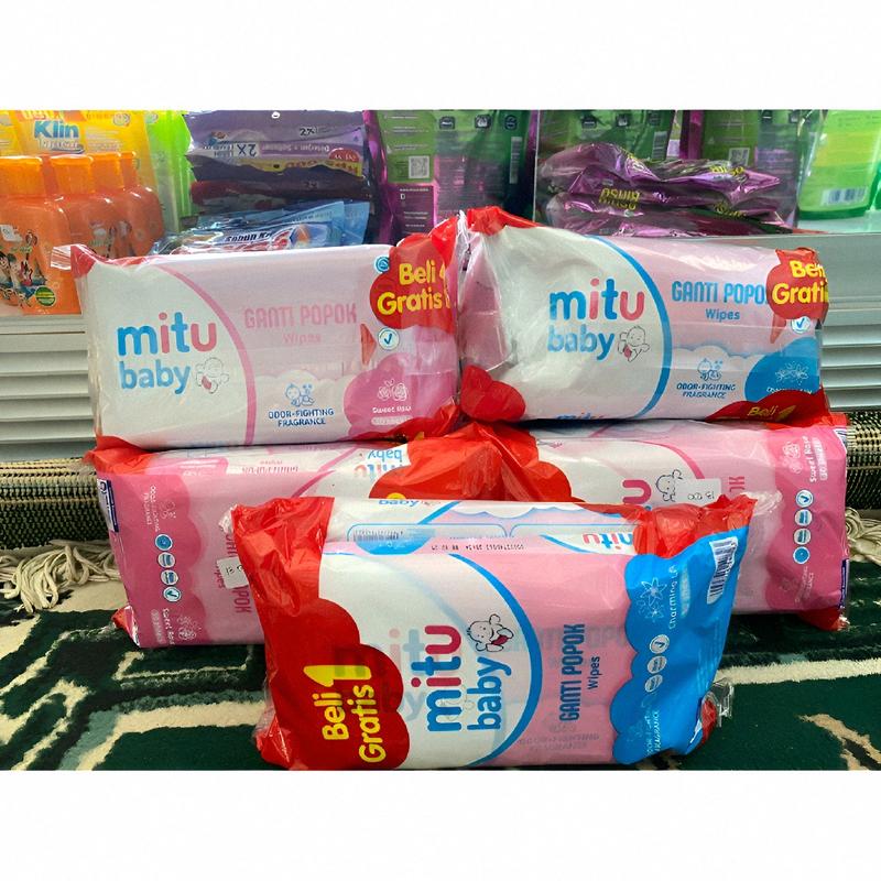 tissue basah mitu 50 s buy 1 get 1 Wipes bayi Tisu Alcohol-Free Tidak 0