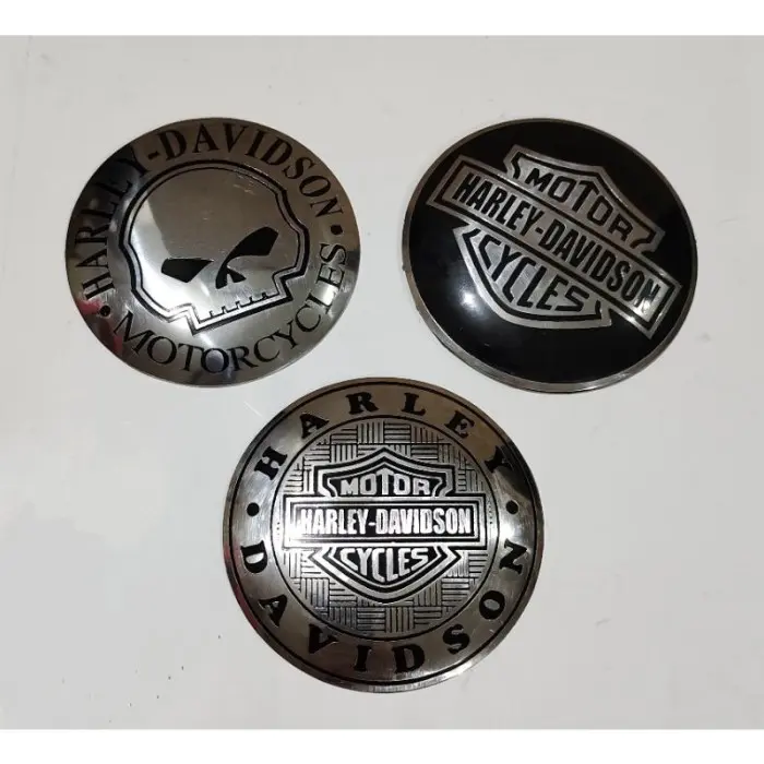 NEW!! Emblem Logo Harley Davidson HD Diameter 8 cm Stainless Anti 3