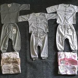 3 STELAN FLUFFY baju bayi lengan panjang celana panjang NECI (isi 3psng) - SKJJAN