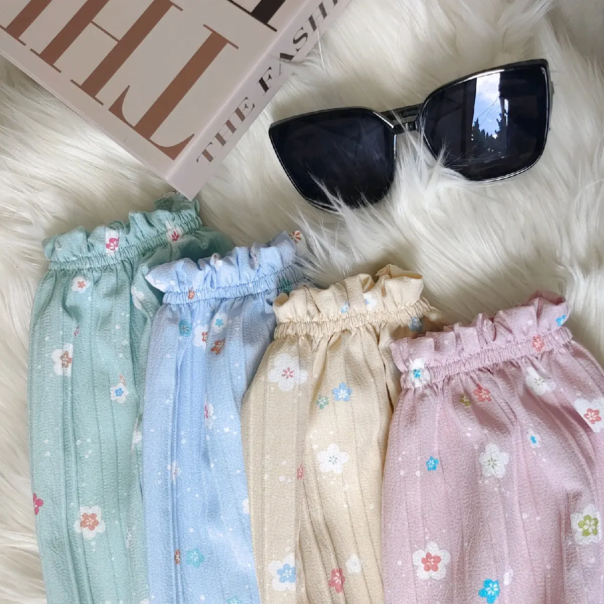 Baju Atasan Premium Motif Bunga Elora Full Kancing untuk Wanita - Top, Katun, Panjang, Oversize, Outer, Casual Cantik Santai Nyaman
