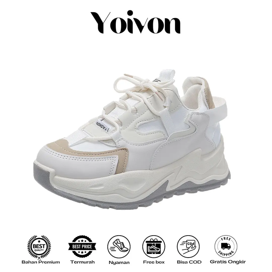 YOIVON - Free Box Jaehyun Sepatu Sneakers Wanita Kualitas Premium