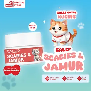 NOVAMOS Salep Scabies dan Jamur Kucing dan Anjing, Anti Scabies Terbaik Antiparasit Ampuh Menyembuhkan Kulit Gatal Gudik Pada Kucing Anjing Kelinci Mengobati Kucing Botak Akibat Scabies dan Jamur Membantu Menumbuhkan Bulu Kucing Botak 10 Gram salep  jamur