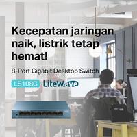 Gambar TP-Link LS108G 8-Port 101001000Mbps Desktop Switch dari BORONG KOMPUTER Kota Administrasi Jakarta Barat 3 Tokopedia
