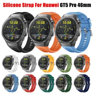 Strap Silicon Only For Huawei Watch GT5 Pro 46mm