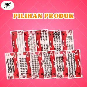 (BELUM ADA LEM DI AKAR) 1 PCS MLAN Beauty Bulu Mata Palsu Natural Tebal Lentik  - Nyaman Realistis Teknologi Mutakhir Kenyamanan Terbaik Tampilan Realistis Ekonomis Pemasangan Mudah