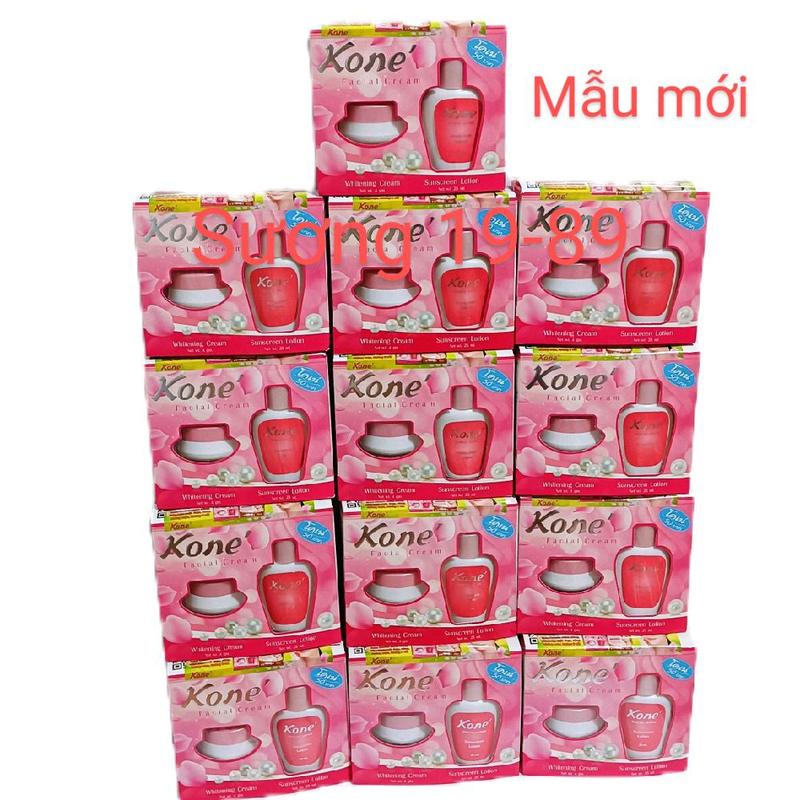 Combo 10 Kem Dưỡng Da và 10 Nước Hoa Hồng Thái Lan Skincare Hỗ Trợ Da Mụn Thâm Sạm Nám Tàn Nhang (1 Hộp Gồm 1 Kem Dưỡng + 1 Chai Nước) Nữ Women Đường,Son