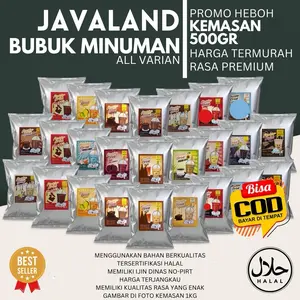[500gr Javaland] Bubuk Minuman Aneka Rasa Serbuk Minuman Boba Kekinian 500gr