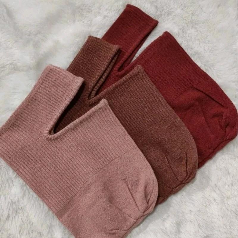 Ciput Dagu Rajut Premium Anti Budeg Anysa - Model Terbaru -  Dalaman Kerudung Wanita Turki Jilbab Dewasa 6