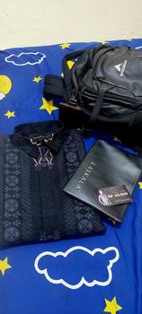 Product Review of Laskala Batik Premium Sentani Kemeja Batik Pria Slimfit Lengan Panjang from U**m a** 0
