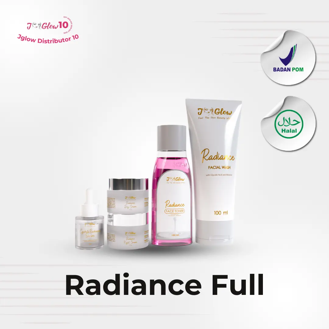 JGLOW SKINCARE PAKET  RADIANCE Facial Kering