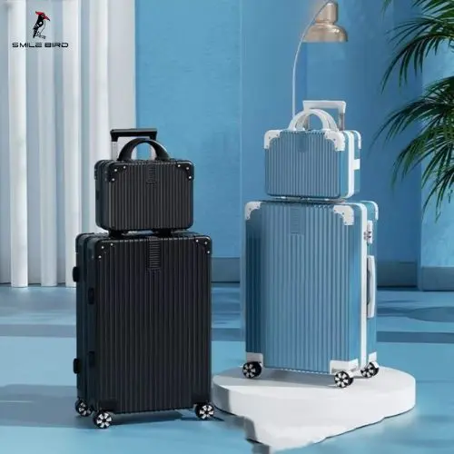 Smile Bird Koper PC Koper 20/22/24 Inch Kabin Bagasi Koper Travel Set 14 Inch 0