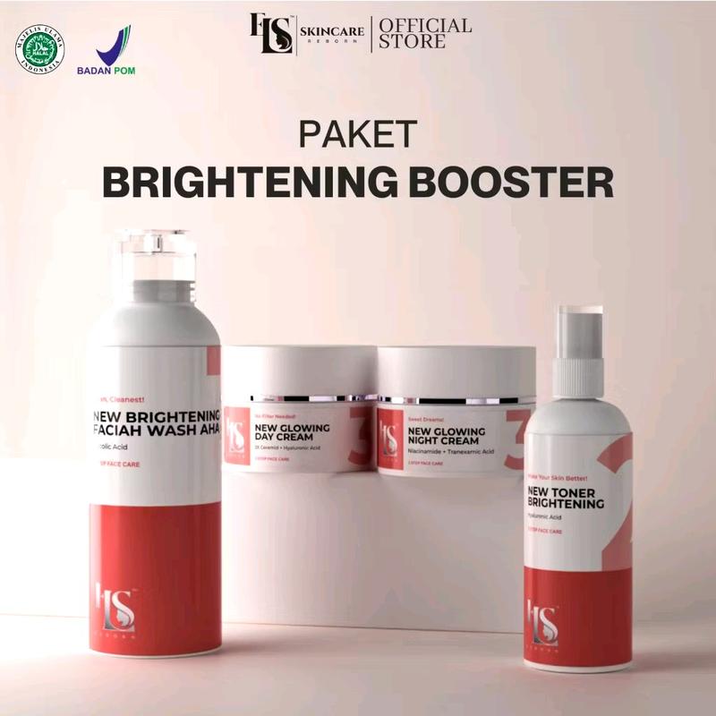 LS SKINCARE PAKET NEW SKINCARE BPOM BRIGHTENING BOOSTER PERAWATAN KECANTIKAN Wajah 0
