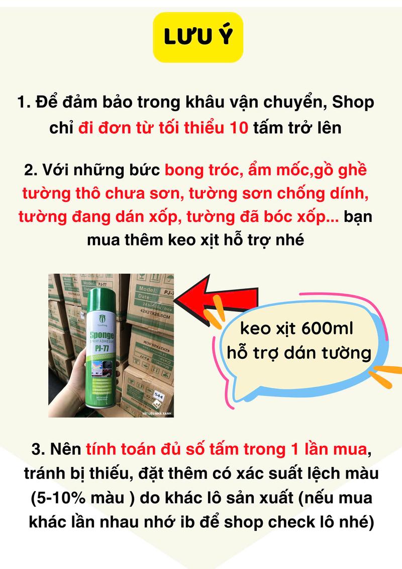 Product Introduction of Xốp dán tường giả đá PVC có sẵn keo mặt sau chống nước chịu nhiệt chống nóng - Combo 10 tấm 30x60 1