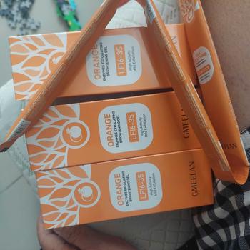 Product Review of GMEELAN Orange Exfoliating Whitening Gel Remove Blackheads Deep Cleaning Facial Scrub Peeling from A**a 0