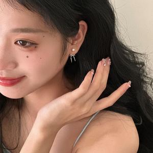 EAR PARTNER-韓国風ボウ型スタッドピアス 女性用、ユニークで小ロットデザイン、新しい高級感ある耳アクセサリー（eh-2731）