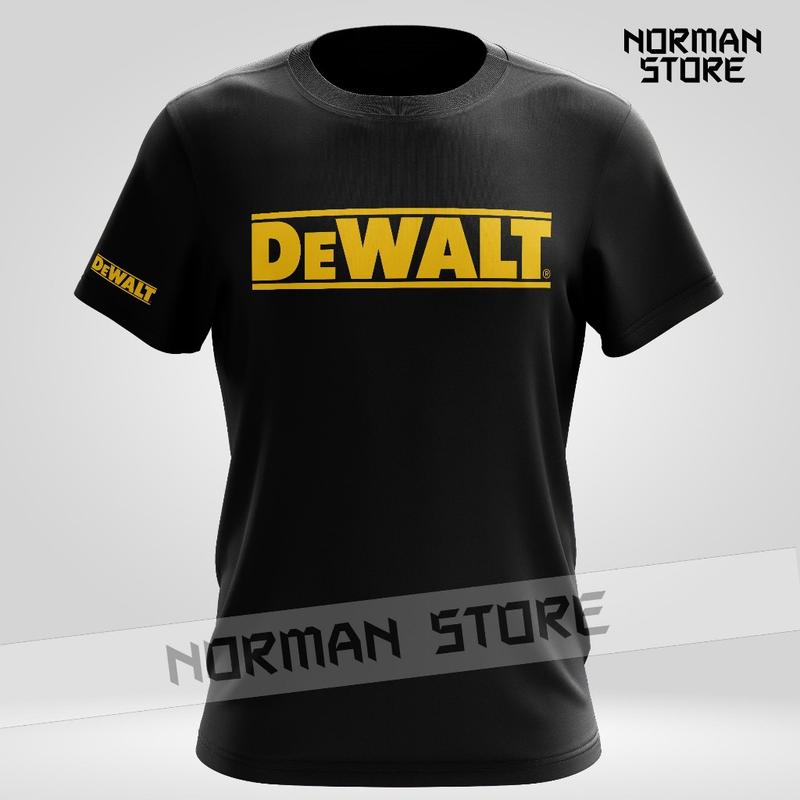 T-shirt Bricolage DeWalt - Cadeau Anniversaire Pour Outillage - Coton Lourd, Taille Homme - Neuf