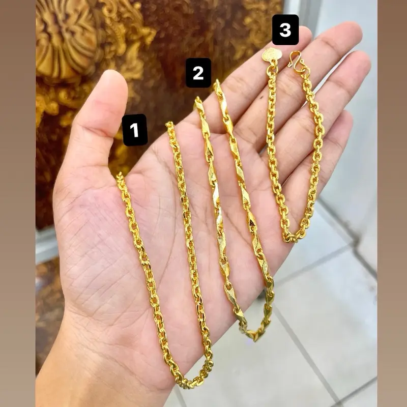 Kalung dan gelang crum asli wanita cantik 0