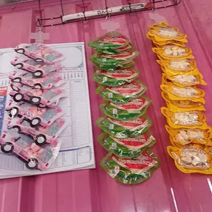 30 PCS MARSHMALLOW KARAKTER BONEKA BEBEK BENTUK HATI SEMANGKA – RASA MANIS DAN LEMBUT