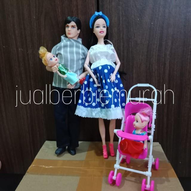 Product Introduction of (SATU SET) SEPASANG BONEKA BERBIE TEKUK LAGI HAMIL / MAINAN PIVOTAL HAMIL (COD BAYAR DI TEMPAT) 6