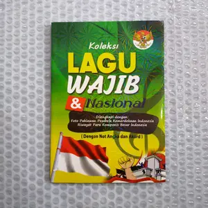 buku koleksi Lagu wajib & nasional