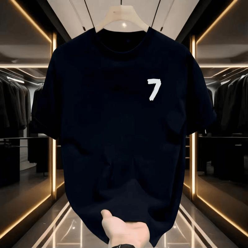 Product Introduction of Casual cao cấp người đàn ông ngắn tay t-shirt mùa hè 2024 mô hình mới nổ một nửa tay áo bông nguyên chất T-shirt Menswear Cổ Tròn Ong 4