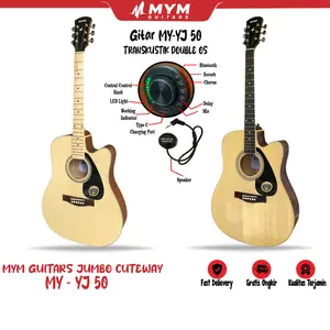 MYM Guitars Gitar Transkustik MY-YJ 50 Garansi Body Cuteway