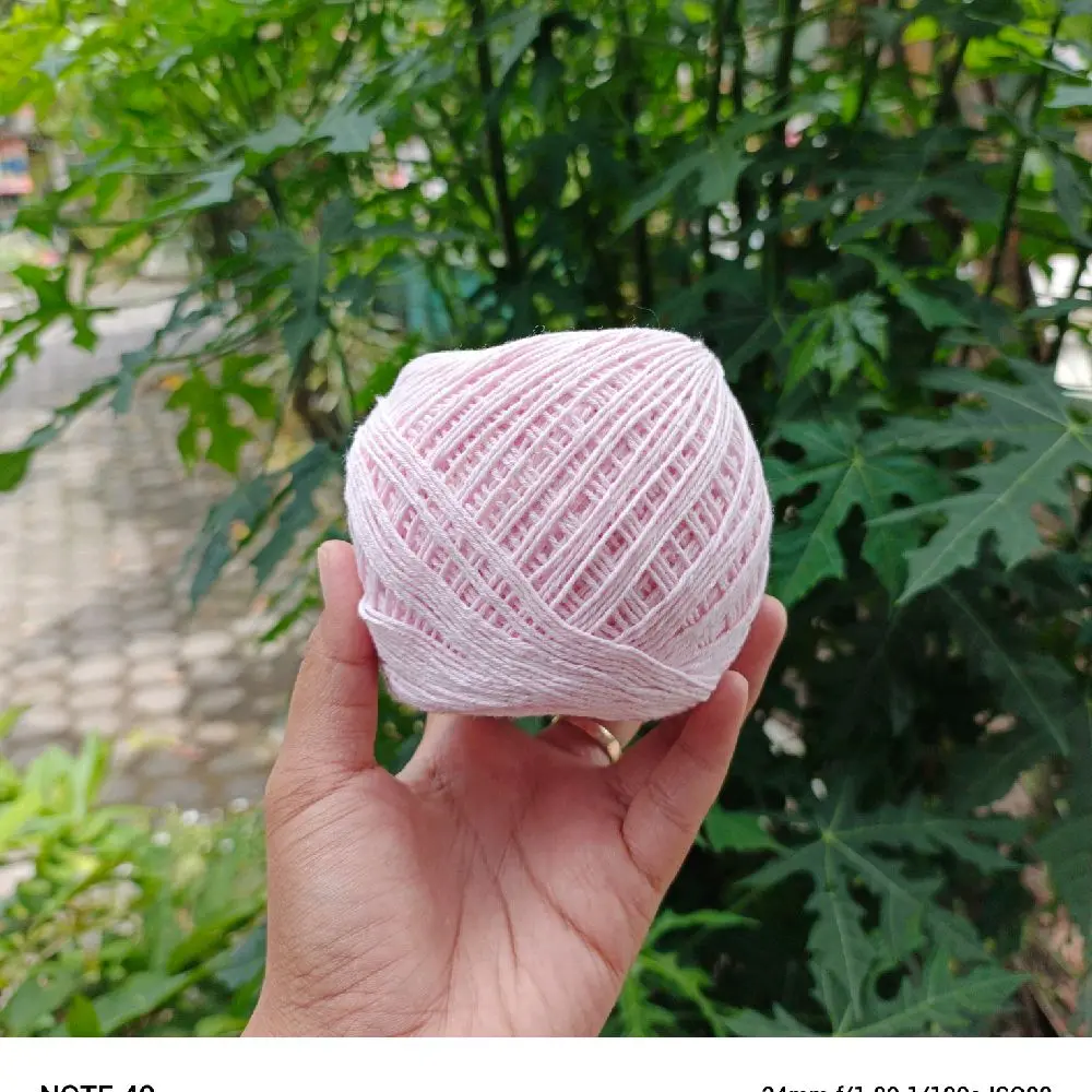 Benang Rajut Katun Bali 1 MM / 1 Ply / Small Ply Bahan Premium Halus Lembut Tidak Berserabut Untuk membuat Amigurumi,  Sweater, Crochet dll