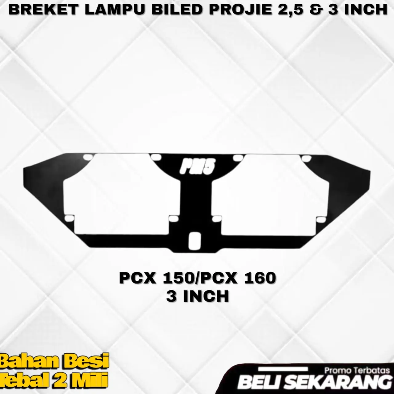 BREKET BILED-PCX 150/160 3 INCH DOBEL
