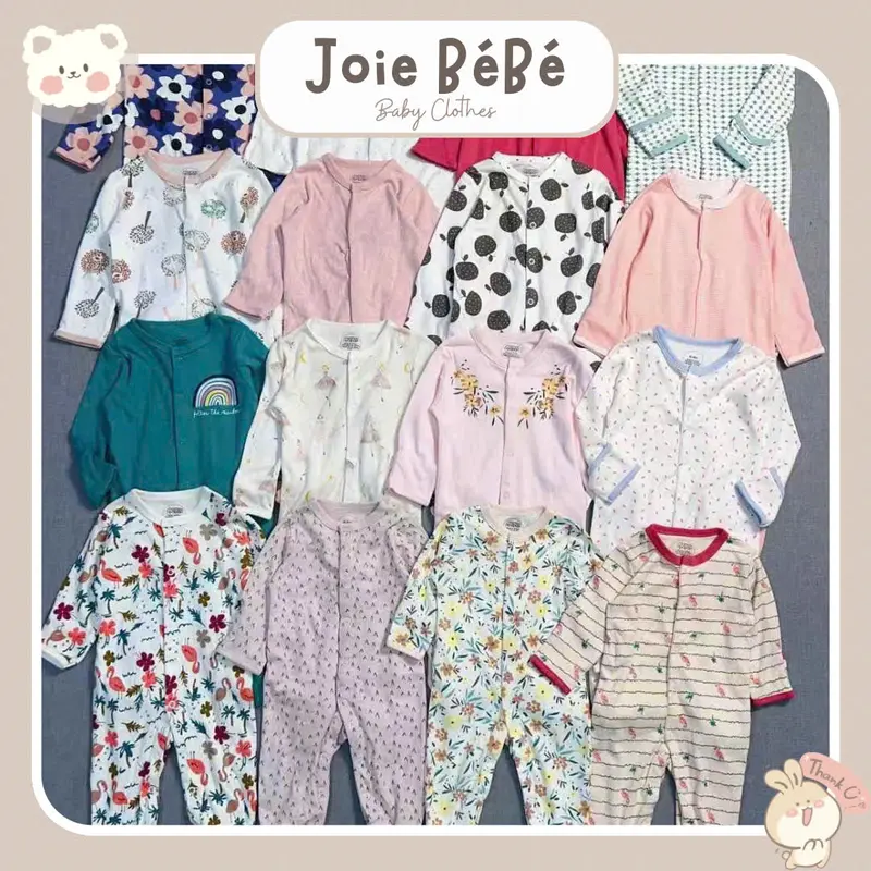 [hàng mới về] Sleepsuit MA.MAS PA.PAS cotton cao cấp hàng xuất dư xịn 0