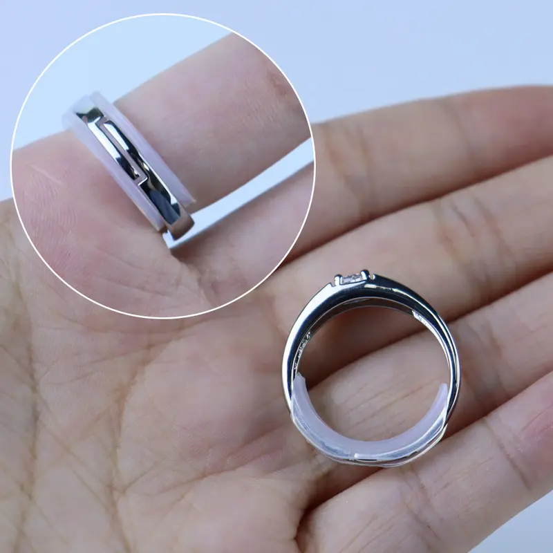 Ready Stock Pengatur Ukuran Cincin untuk Cincin Longgar / Pengukur Cincin Bening Tak Terlihat / Pengukur Ukuran Cincin Bening 2