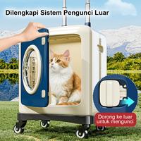 Gambar U-Living Troli Keranjang Belanja 2in1 Pet Stroller Hewan Lipat Portable 4 Roda Trolley Koper Serbaguna STO055 - Hijau - Hanya Troli dari Joybosid Kota Bekasi 5 Tokopedia