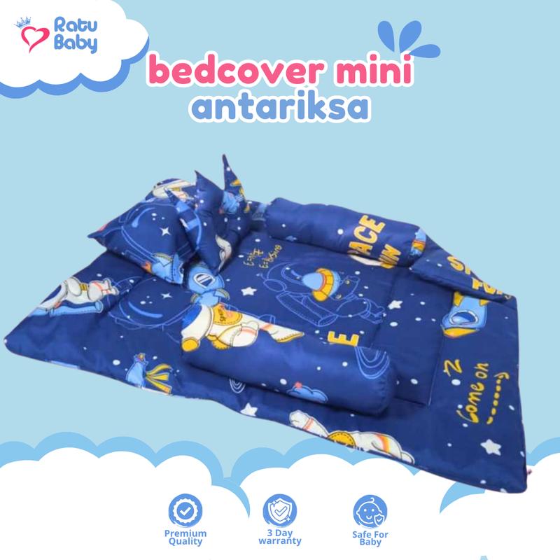 Product Introduction of Ratu Baby l Bedcover set bayi UK Mini kain Mikrotex l selimut bayi newborn 3