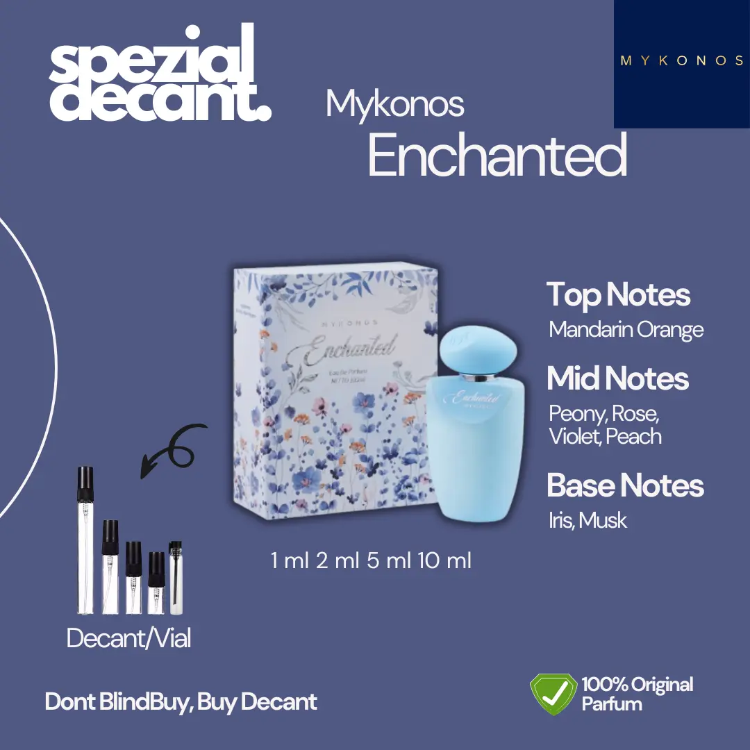 (DECANT) Parfum Mykonos Enchanted 100% Original 1ml 2ml 5ml 10ml