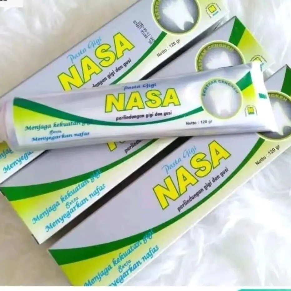 paket hemat pgn nasa isi 3-pasta gigi nasa -odol herbal - Pelindung Gusi Sensitif Mulut