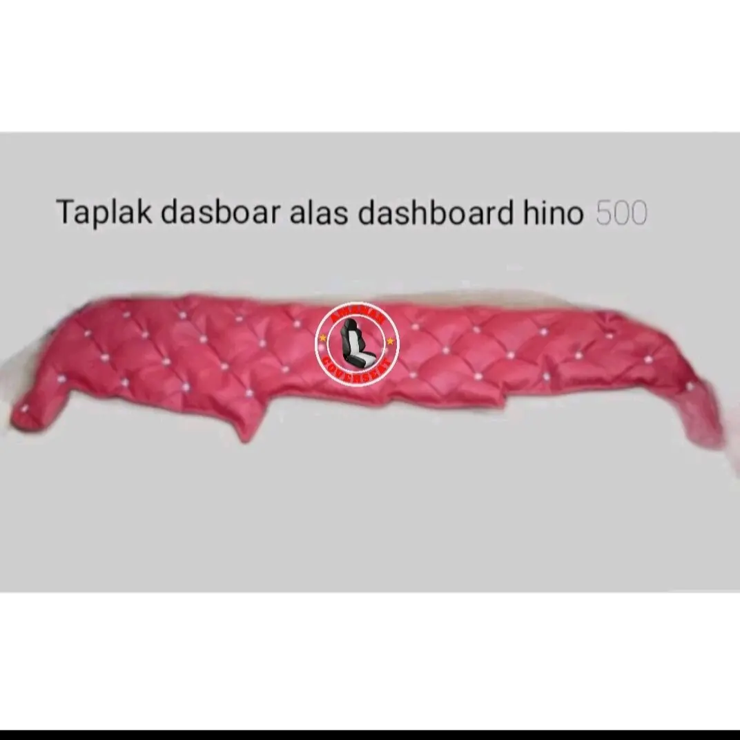 taflak dashboard mobil alas dashboar mobil Hino 500 motif sofa kancing kristal