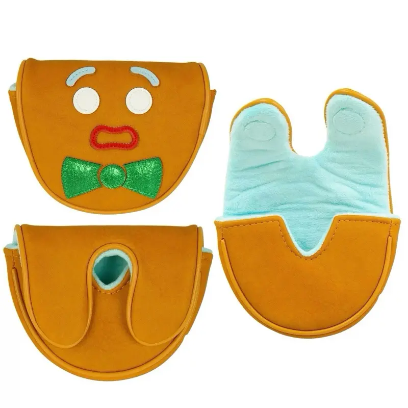 Gingerbread Man LAB Golf OZ1 MEZZ1 Max Mallet Putter Golf Head Cover Sarung Penutup Stick Golf