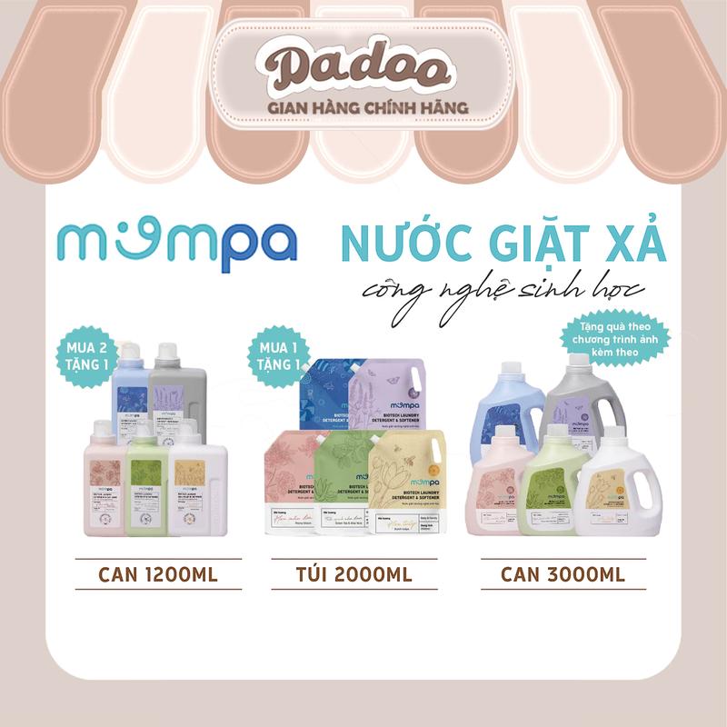 [ MOMPA ] Nước giặt Mompa Organic ứng dụng công nghệ enzyme xanh tiên tiến từ Hàn Quốc cho bé từ 0m+