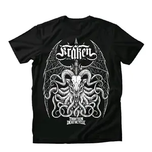 Thirteen Deathcycle X Kraken Baju/tshirt