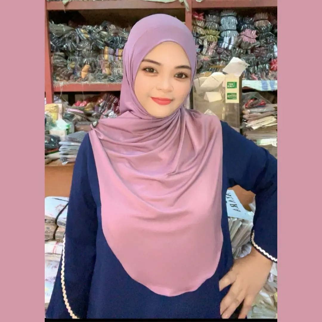 (isi 5 pcs)BERGO SYIFA BY FANY,ARINA HIJAB  Kerudung  Instan  Khimar Muslim Wanita Syari Variasi