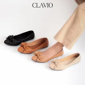 Clavioo Sepatu Flatshoes Wanita Melda Ballerina Flat