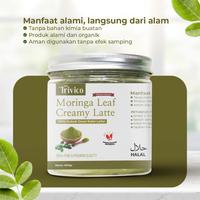 Gambar TRIVICO Moringa Leaf Creamy Latte Minuman Daun Kelor Bubuk Kelor Latte Vegan Moringa Powder Friendly & Bebas Laktosa 200gr dari TRIVICO.ID Kota Tangerang Selatan 3 Tokopedia