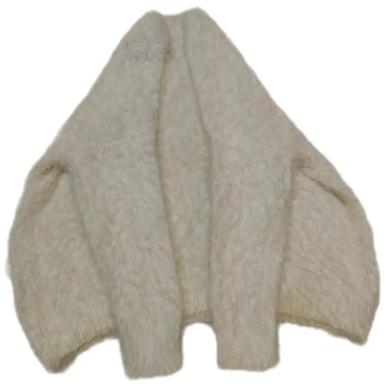 Sweater Knitwear oversize Baju Bulu Fuzzy Lengan Panjang Wanita - Top, Atasan, Bulat, Linen, Bunga, Katun, Shakila, Outer, Motif 0