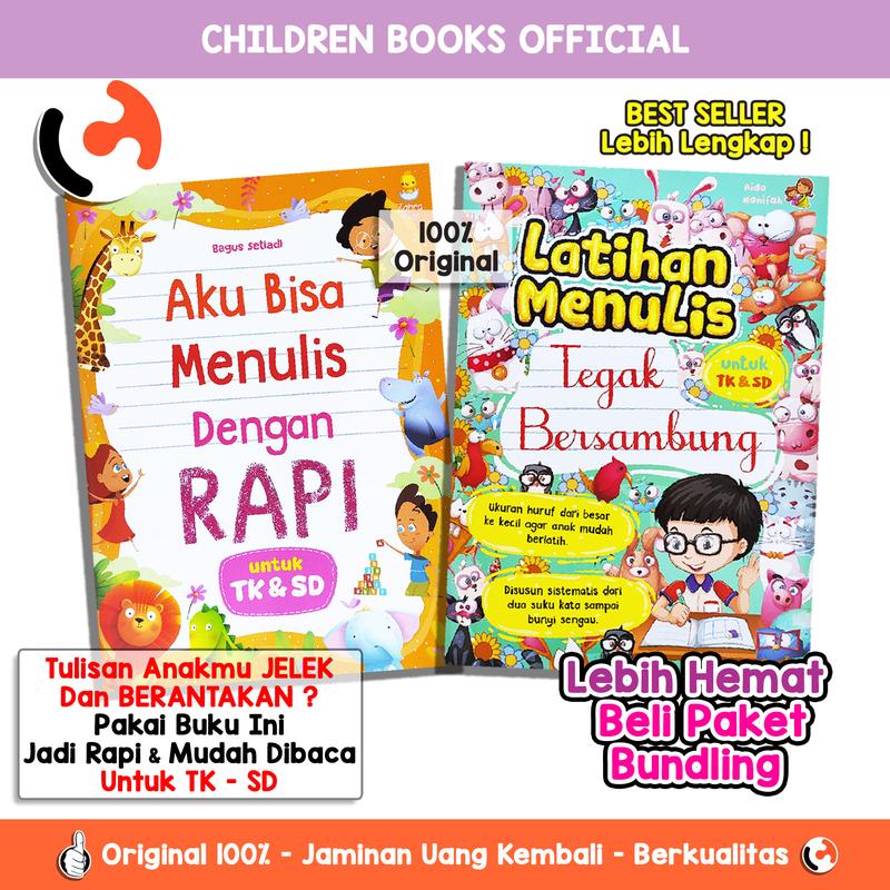 Buku Menulis Anak TK & PAUD Pintar Menulis Dengan Rapi Siap Masuk SD ...