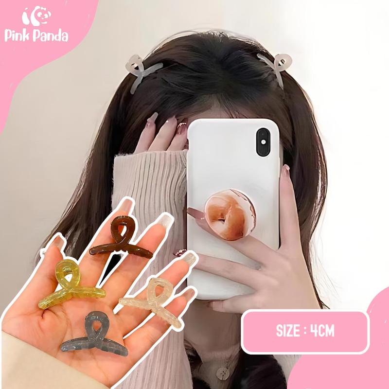 Paket Jepitan Rambut Korea Aesthetic 80pcs Paket Usaha Aksessoris Rambut Wanita Bahan Plastik Free Ikat Rambut 8