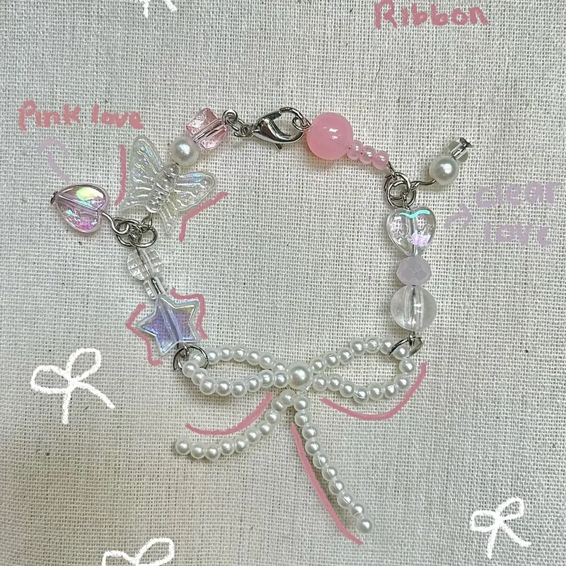 ￼Mix vol 3 ribbon bracelet | Gelang manik | Accesories | Beads bracelet 0