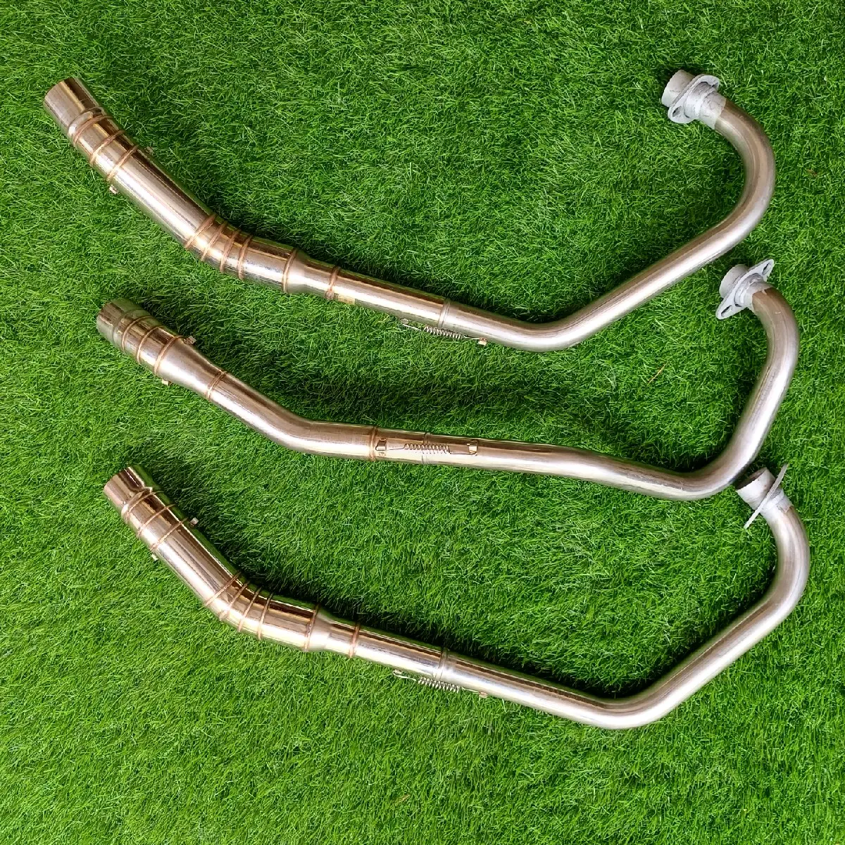 gulu banyak/leher knalpot standar racing all motor satria fu,vixion,mega pro,cb,gl,mx,sonic,cb old/new,verza,tiger,byson dll inlet 50mm pemasangan pnp tanpa ngubah  Motorcycle